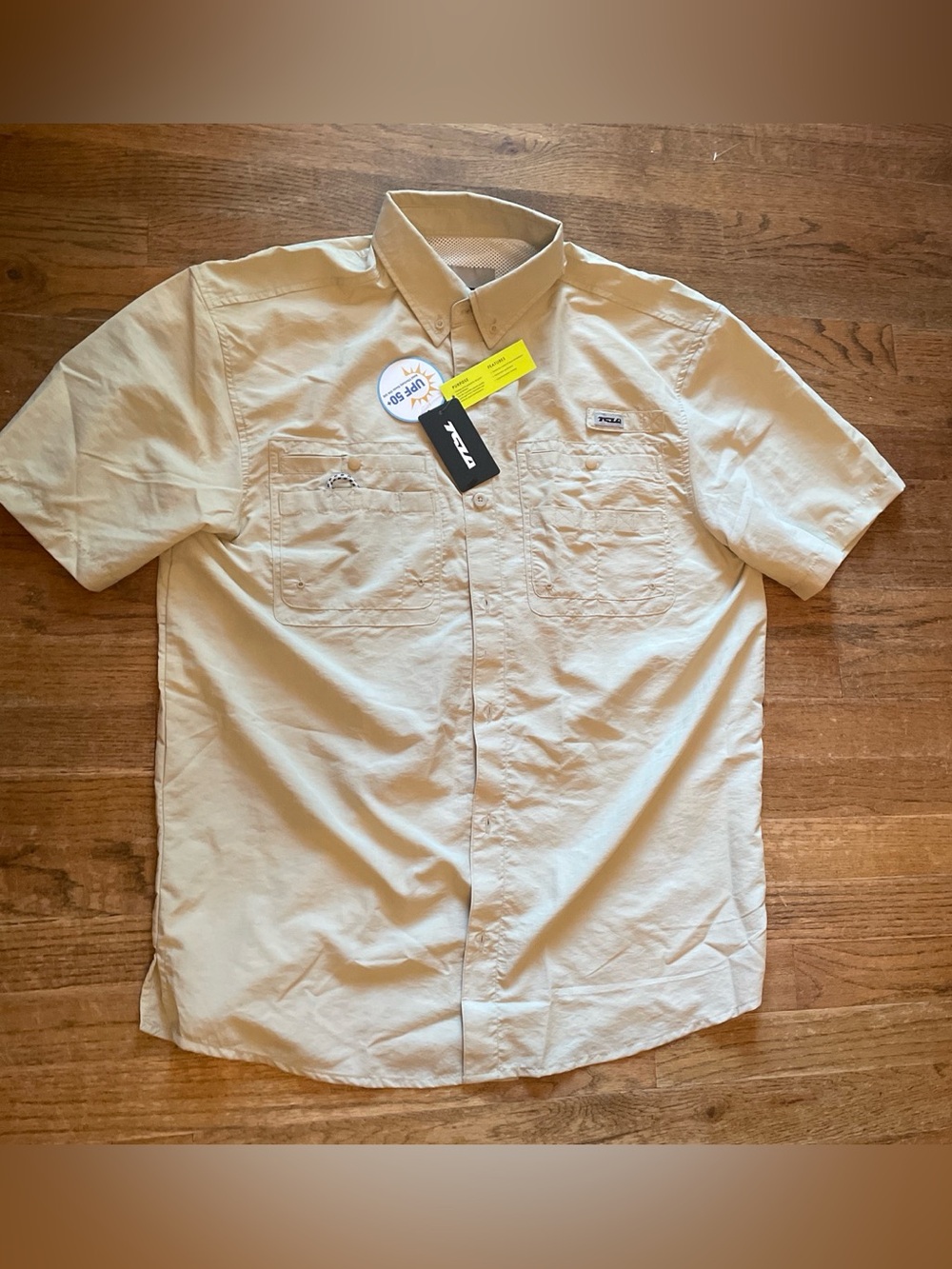 Short-Sleeve Outdoor Sports Shirt - Sand